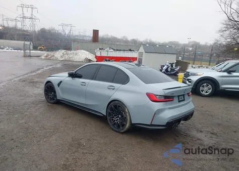 2025 BMW M3 Competition xDrive z USA, uszkodzony, nr VIN WBS33HJ09SFV18649